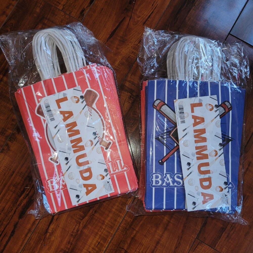 Lammuda Small Gift Bags Set, 24Pcs Bulk Kids Party Favor Paper Bag with Handle - Picture 5 of 5